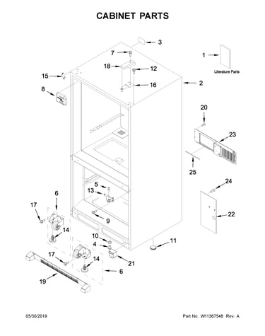 Cabinet parts