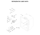 Kenmore 59669312011 refrigerator liner parts diagram