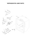 Refrigerator liner parts