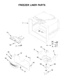 Freezer liner parts