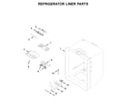 Kenmore 59679313511 refrigerator liner parts diagram