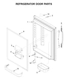 Refrigerator door parts