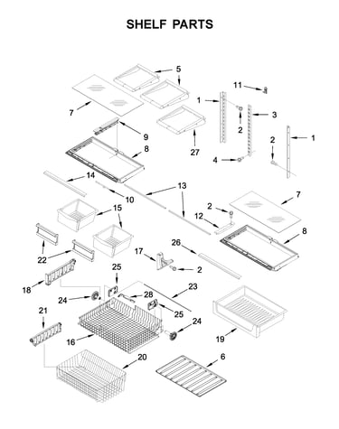 Shelf parts
