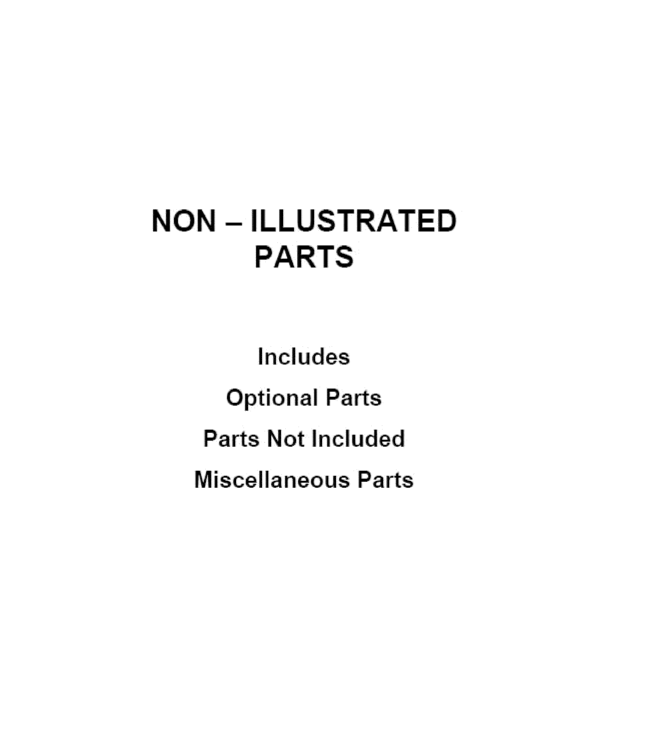 OPTIONAL PARTS