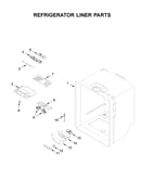 Refrigerator liner parts