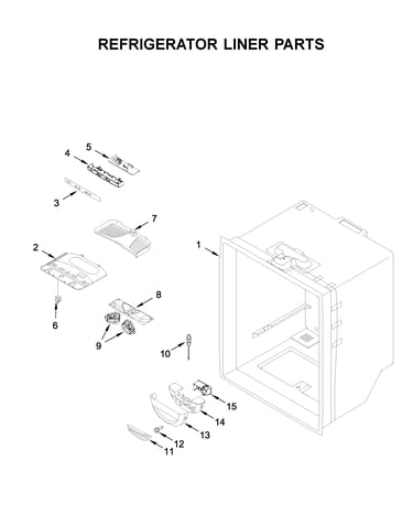 Refrigerator liner parts