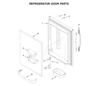 Kenmore 59679343511 refrigerator door parts diagram