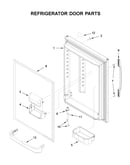 Refrigerator door parts