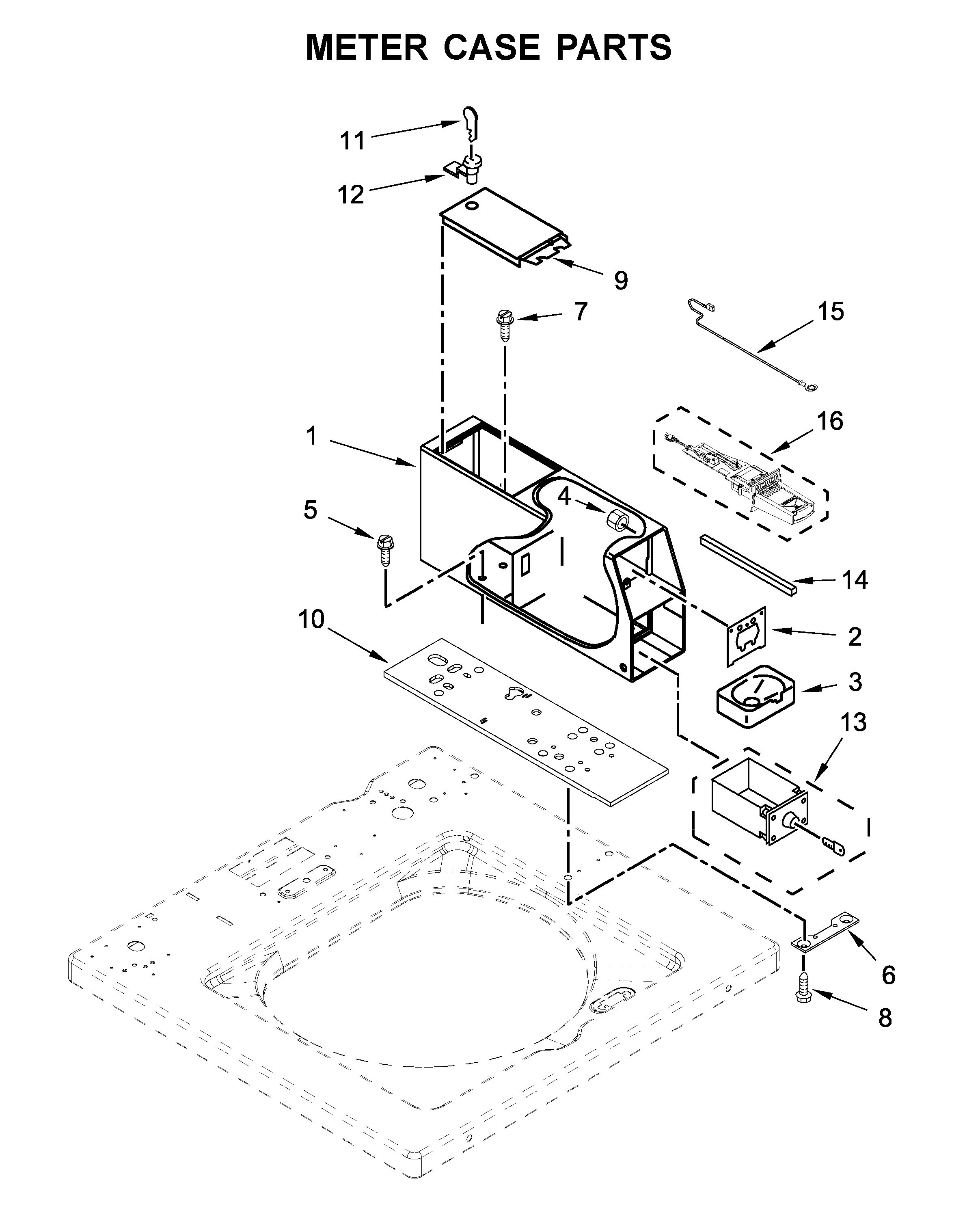 METER CASE PARTS