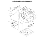 Kenmore 11028132414 console and dispenser parts diagram