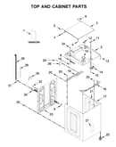 Top and cabinet parts