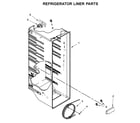 Kenmore 10650045713 refrigerator liner parts diagram