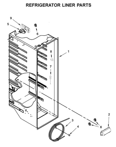 Refrigerator liner parts