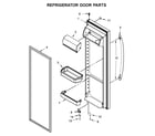 Kenmore 1064650045713 refrigerator door parts diagram