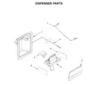 Kenmore 1064650045713 dispenser parts diagram