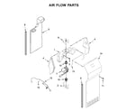 Kenmore 10650045713 air flow parts diagram