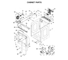 Kenmore 11061632612 cabinet parts diagram
