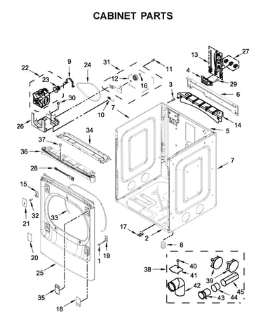 Cabinet parts