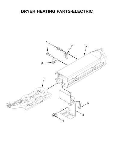 Dryer heating parts-electric