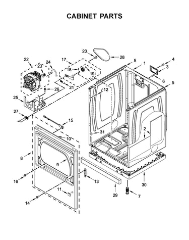 Cabinet parts