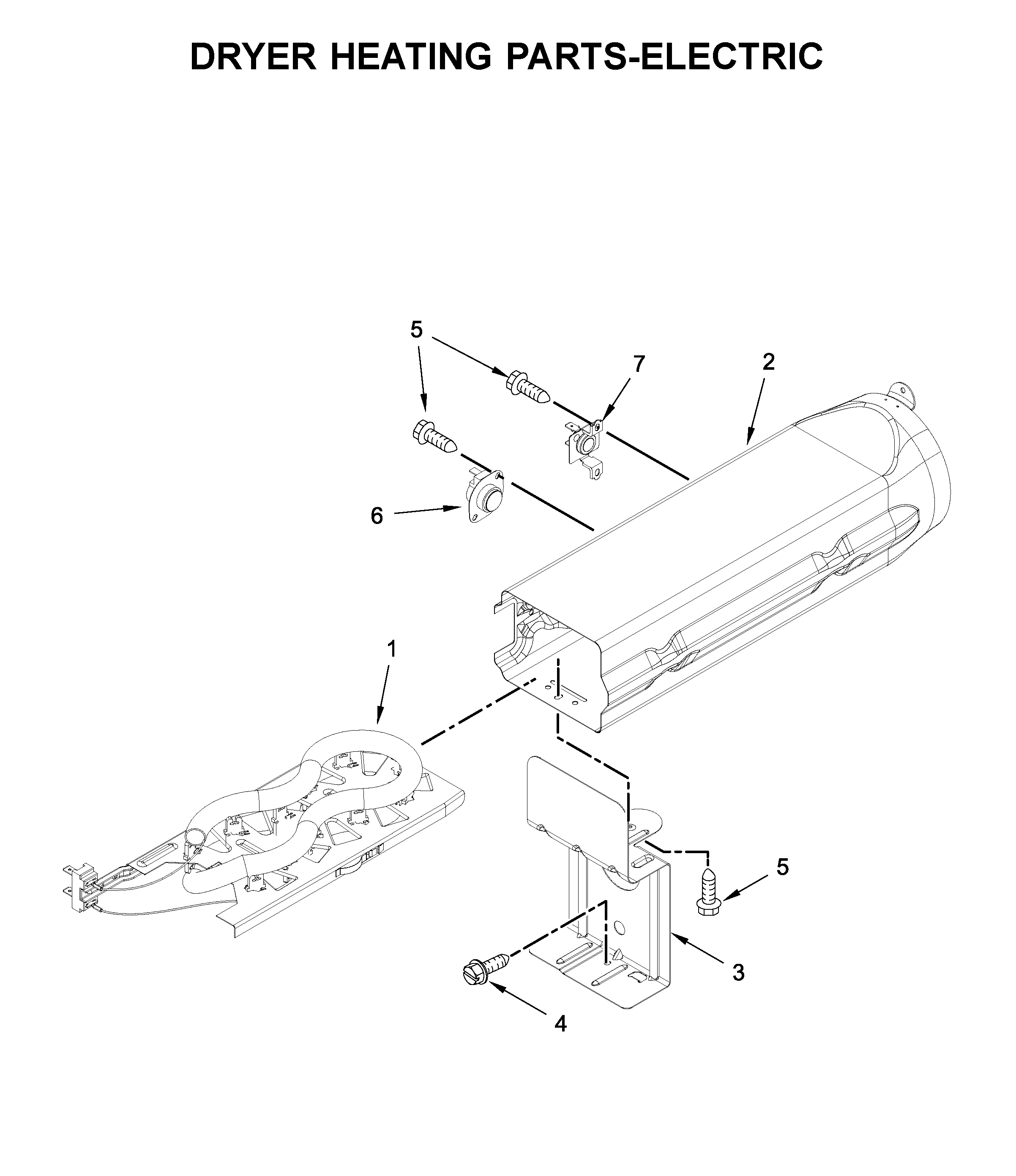 Dryer heating parts-electric