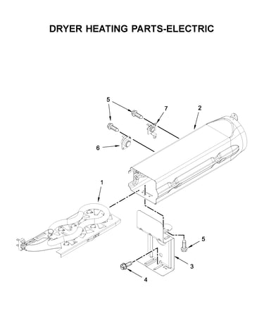 Dryer heating parts-electric