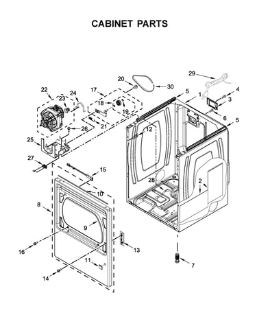 Cabinet parts