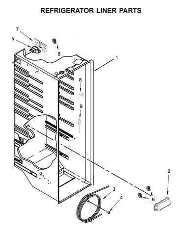 Refrigerator liner parts