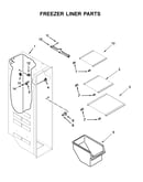 Freezer liner parts