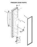 Freezer door parts