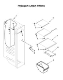 Freezer liner parts