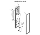 Kenmore 10651339713 freezer door parts diagram