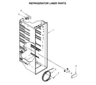 Kenmore 10650042714 refrigerator liner parts diagram
