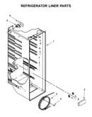 Refrigerator liner parts