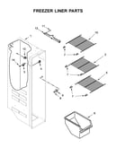Freezer liner parts