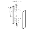 Kenmore 1064650043714 freezer door parts diagram