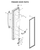 Freezer door parts