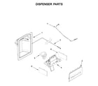 Kenmore 1064650049714 dispenser parts diagram