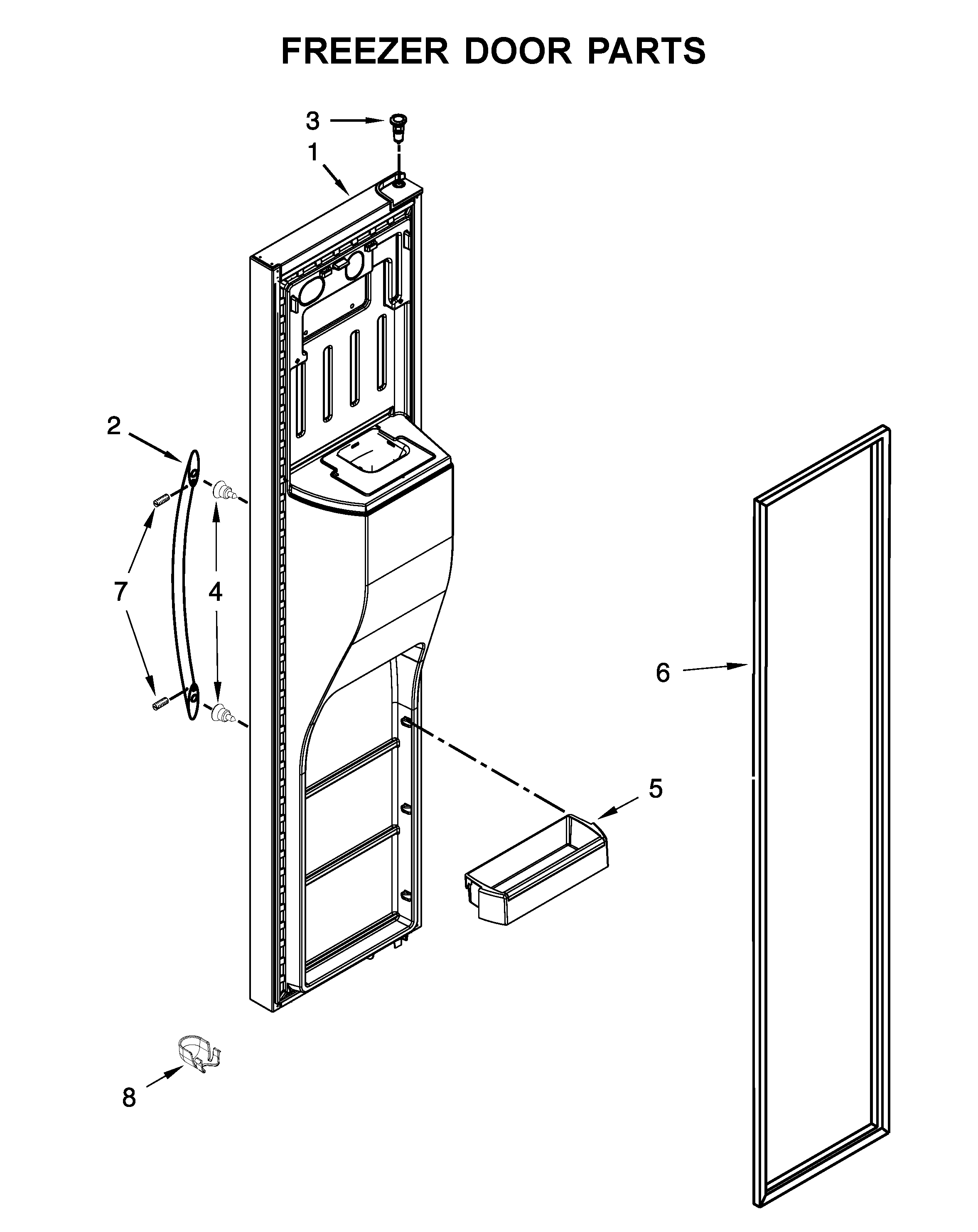 FREEZER DOOR PARTS