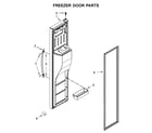 Kenmore 10651782413 freezer door parts diagram