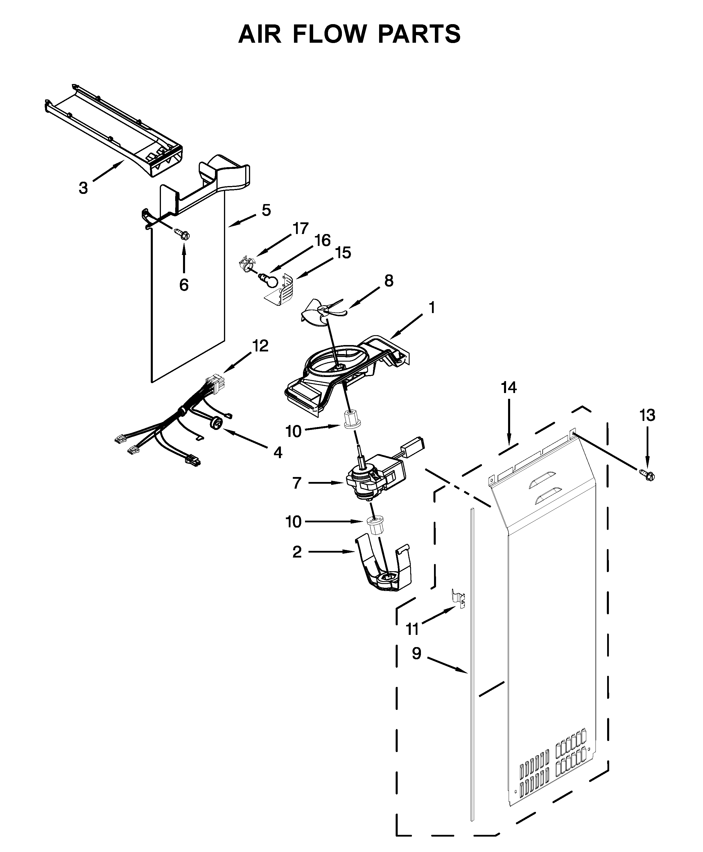 Air flow parts