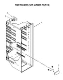 Refrigerator liner parts
