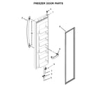 Kenmore 10641173713 freezer door parts diagram
