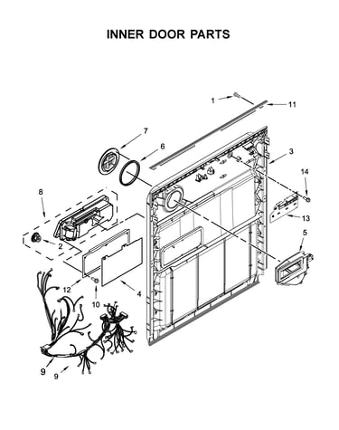 Inner door parts