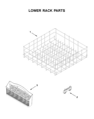 Lower rack parts