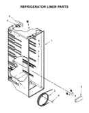 Refrigerator liner parts