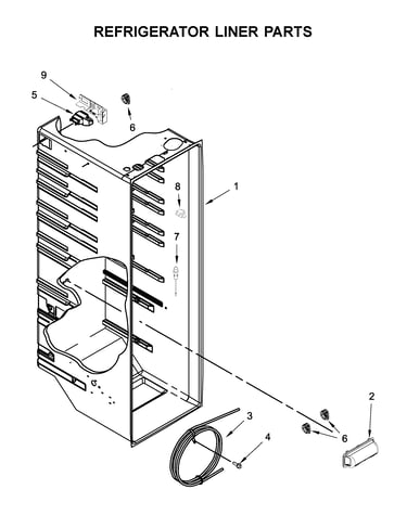 Refrigerator liner parts