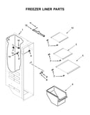 Freezer liner parts