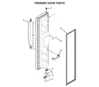 Kenmore 10651752714 freezer door parts diagram