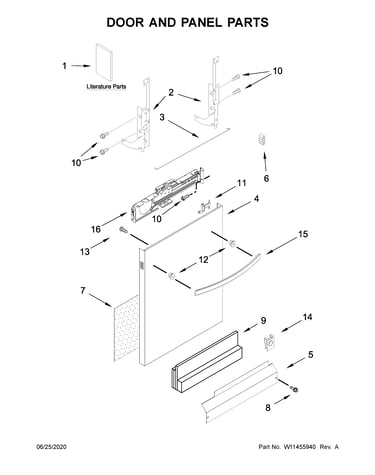 Door and panel parts